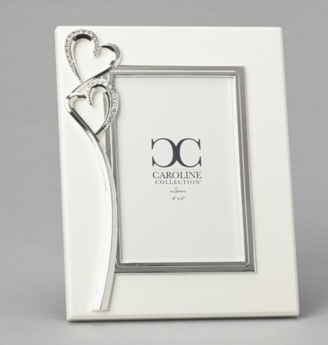 DOUBLE HEART MDF FRAME 4X6