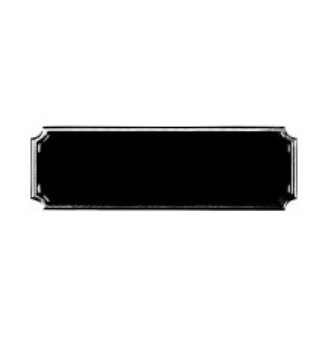 Notched Plaque 2&quot; x 5/8&quot;