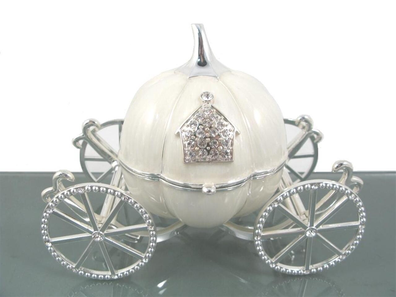 Pumpkin Carriage Jewelry Box
