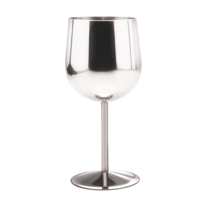Stainless Steel Wine Goblet (Engraved)