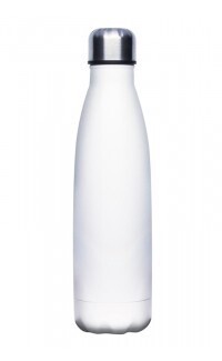 500mL White Stainless Steel Cola Bottle