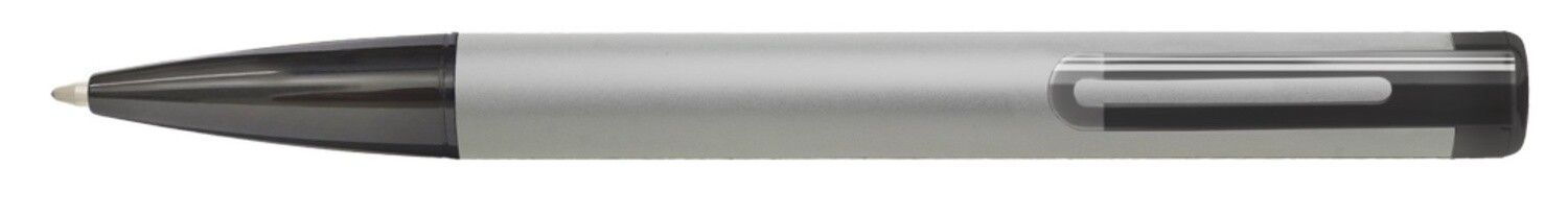 Culmer Venda Silver Ball Pen with Gun Metal Trim