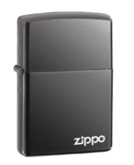 Black Ice Lighter with Zippo Logo