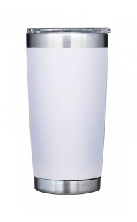 20 oz White Tumbler