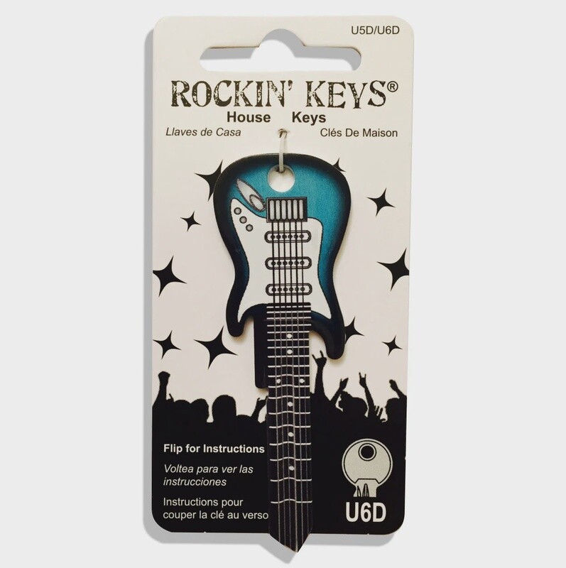 Surf Green Electric Guitar Key