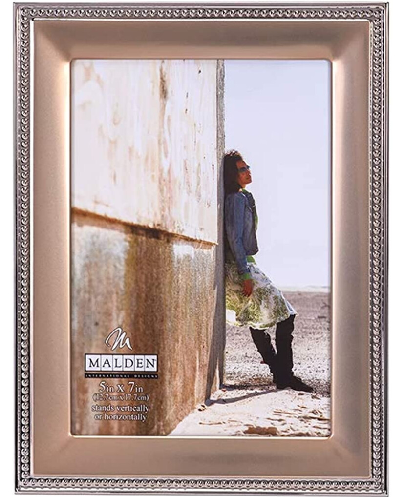 2-Tone Bead-Gold Frame 5x7