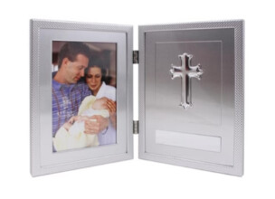 Hinged Cross Frame with Plaque - 4&quot;x6&quot;