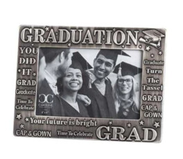 6&quot;H GRADUATION WORD FRAME 4x6