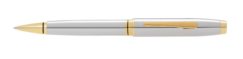 CROSS - Coventry Ball Point Pen (Chrome/Gold)