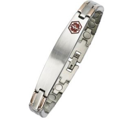 Steel Medical ID Bracelet