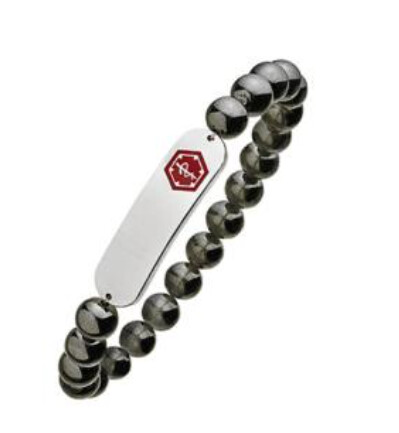 Medical Bracelet with Magnetic Beads