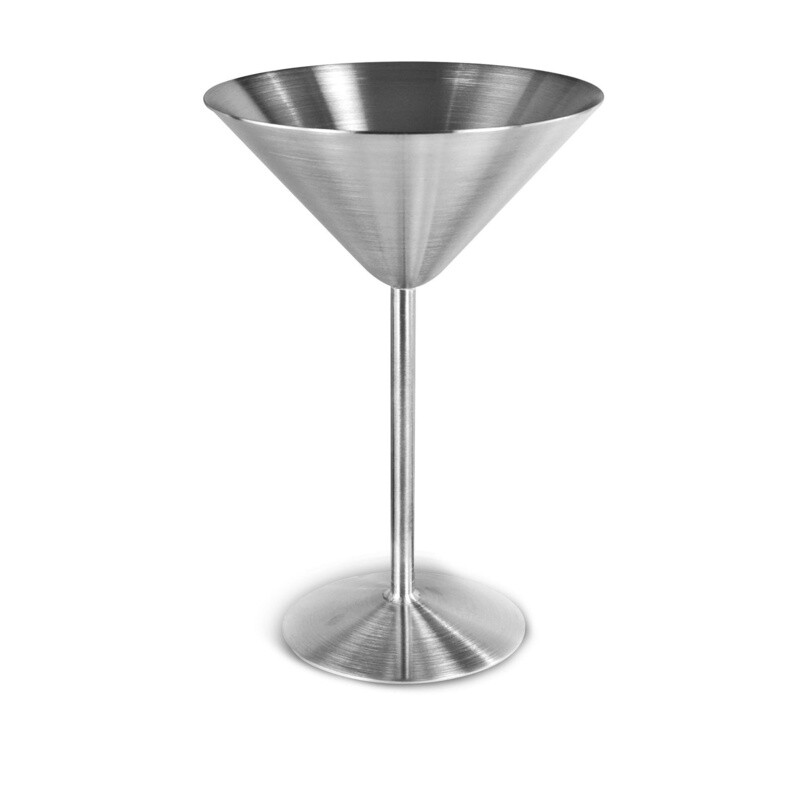 Stainless Steel Martini Glasses