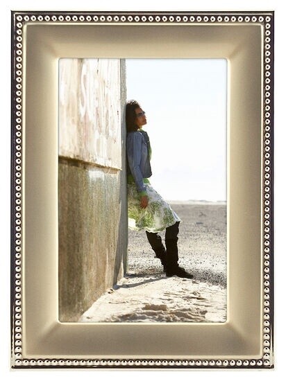 2-Tone Bead-Gold Frame 4x6