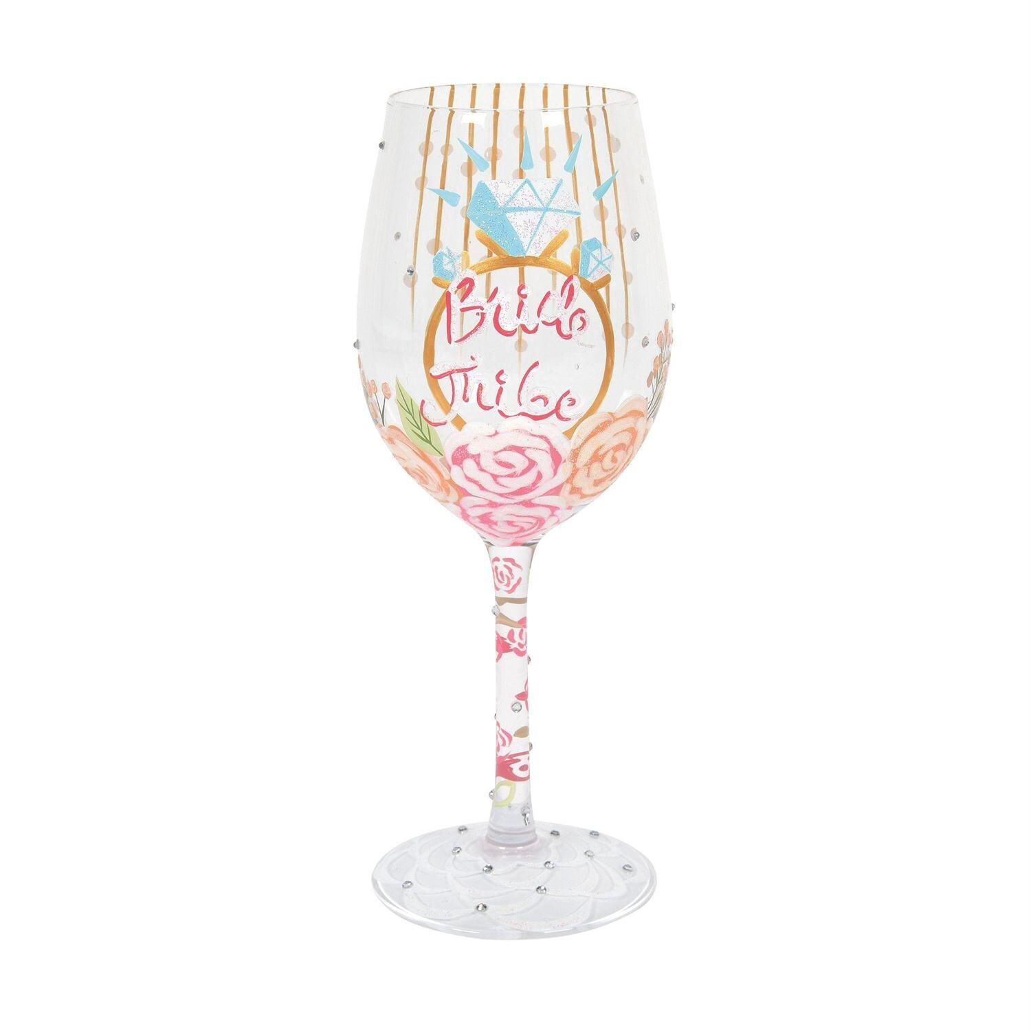 &quot;Bride Tribe&quot; Wine Glass