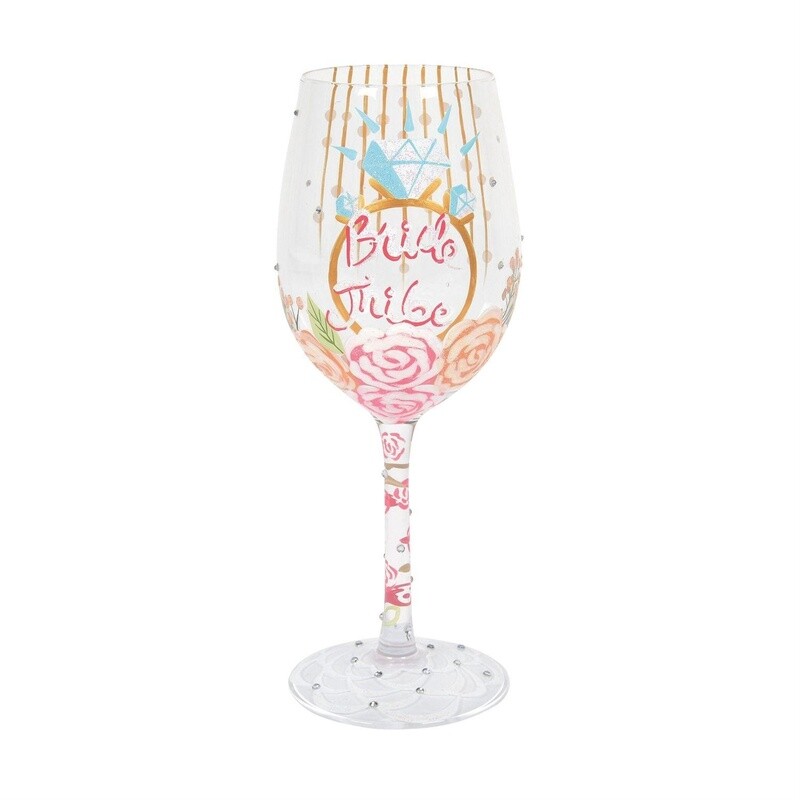 &quot;Bride Tribe&quot; Wine Glass