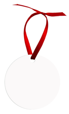 Customizable Ornament - Circle, Aluminum