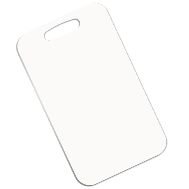 Customizable Bag Tag - Rectangle Semi-Gloss