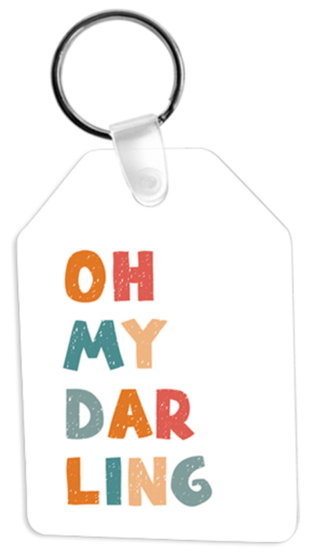 Customizable Key Chain - Tag, Aluminum