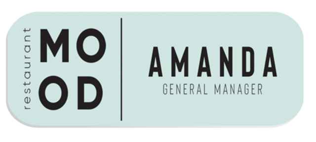 Customizable Name Badge - Rectangle, Matte, 1" x 3"