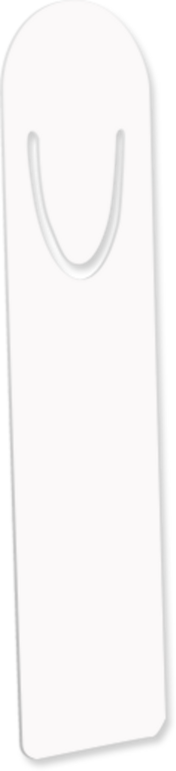 Customizable Bookmark - Long Rectangle