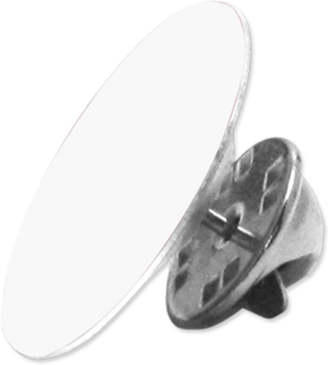 Customizable Round Lapel Pin, with Back Clasp
