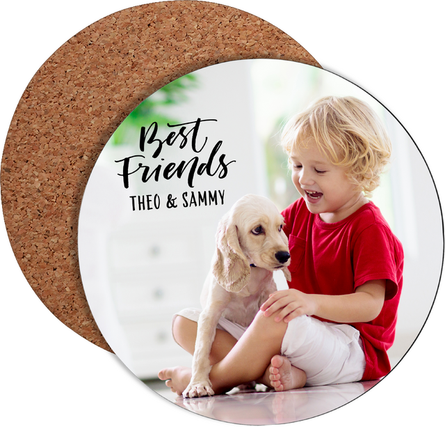 Customizable Coaster - Circle, Glossy