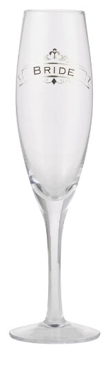 Bride Toasting Glass