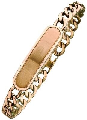 Stainless Steel Rose Gold ID Bracelet