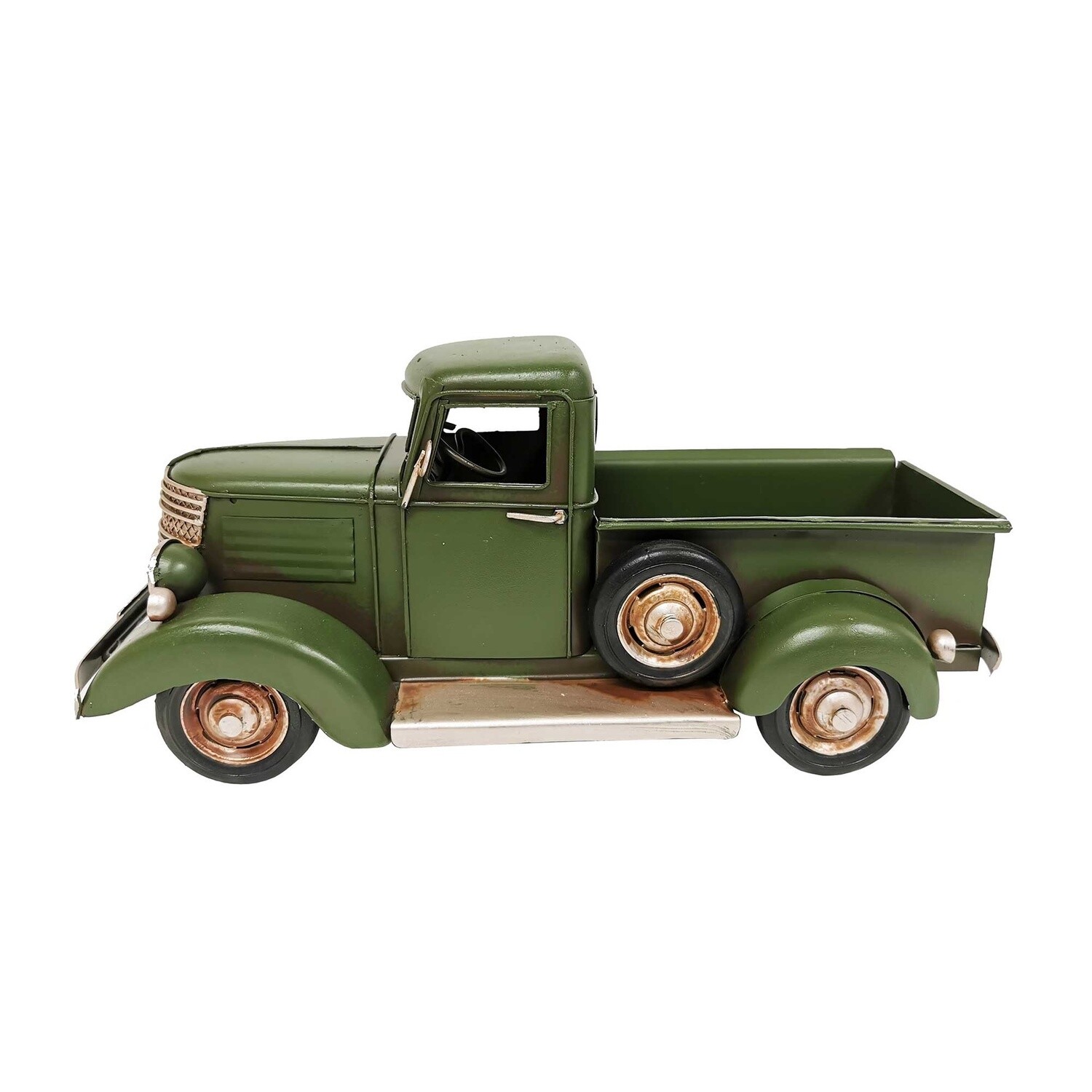 Green Vintage Pickup Truck Metal Model