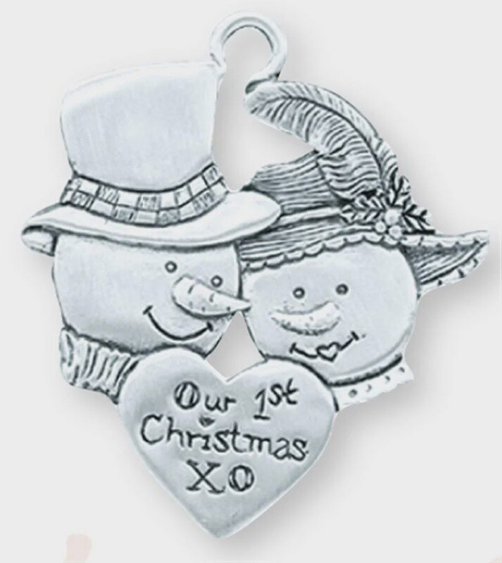 Seagull Pewter Snowcouple First Christmas
