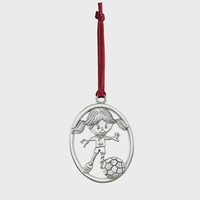 Soccer Girl Ornament