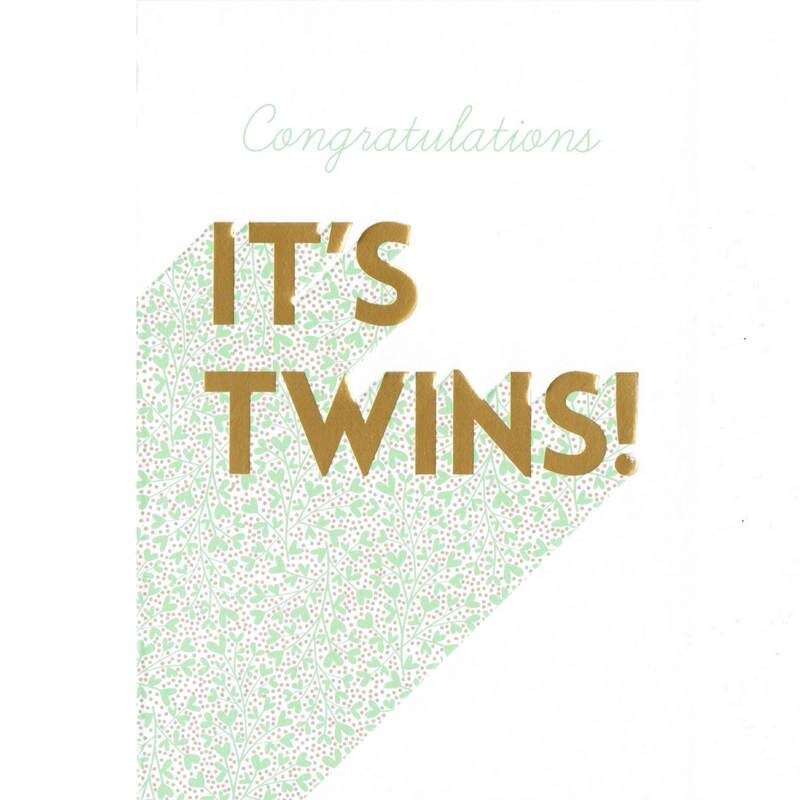 Congratulations It&#39;s Twins Card