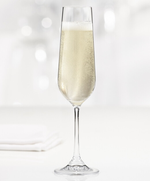 Splendido Champagne Flutes 7 oz, Set of 4 (Engraved)