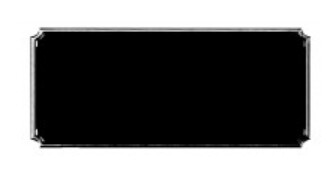 Black Notched Engraving Plaque 3.5&quot;x 1.5&quot;