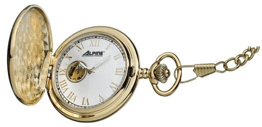 Gold Mechanical Pocket Watch