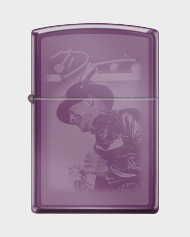 &quot;Gord Downie&quot; High Polish Purple - Zippo Lighter