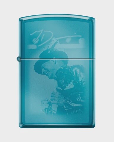 &quot;Gord Downie&quot; High Polish Blue - Zippo Lighter