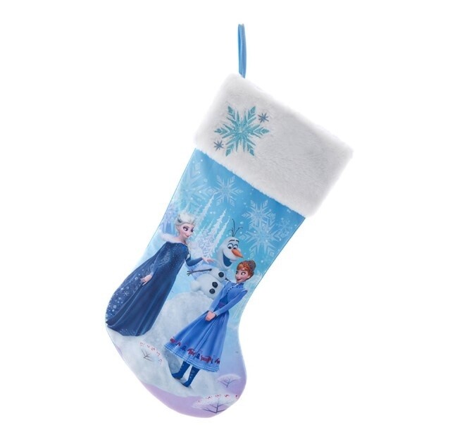 19&quot;FROZEN STOCKING W/EMBROIDERED CUFF