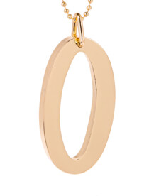 Initially Yours Key Ring O, Colour: GOLD