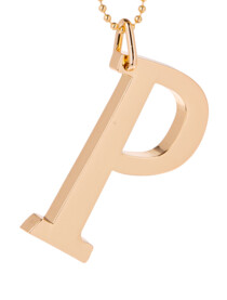 Initially Yours Key Ring P, Colour: GOLD