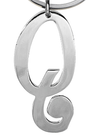 Initially Yours Key Ring Q