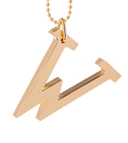 Initially Yours Key Ring W, Colour: GOLD