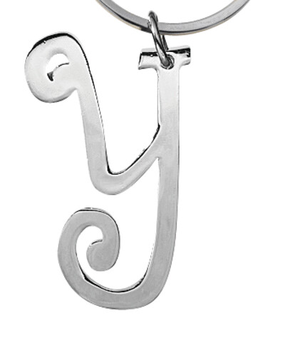 Initially Yours Key Ring Y