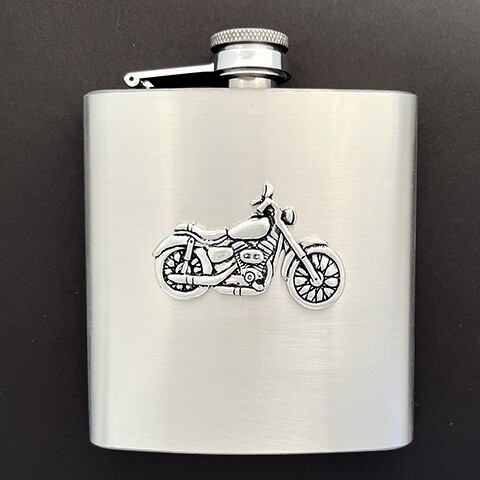 MOTORCYCLE FLASK (6 OZ)