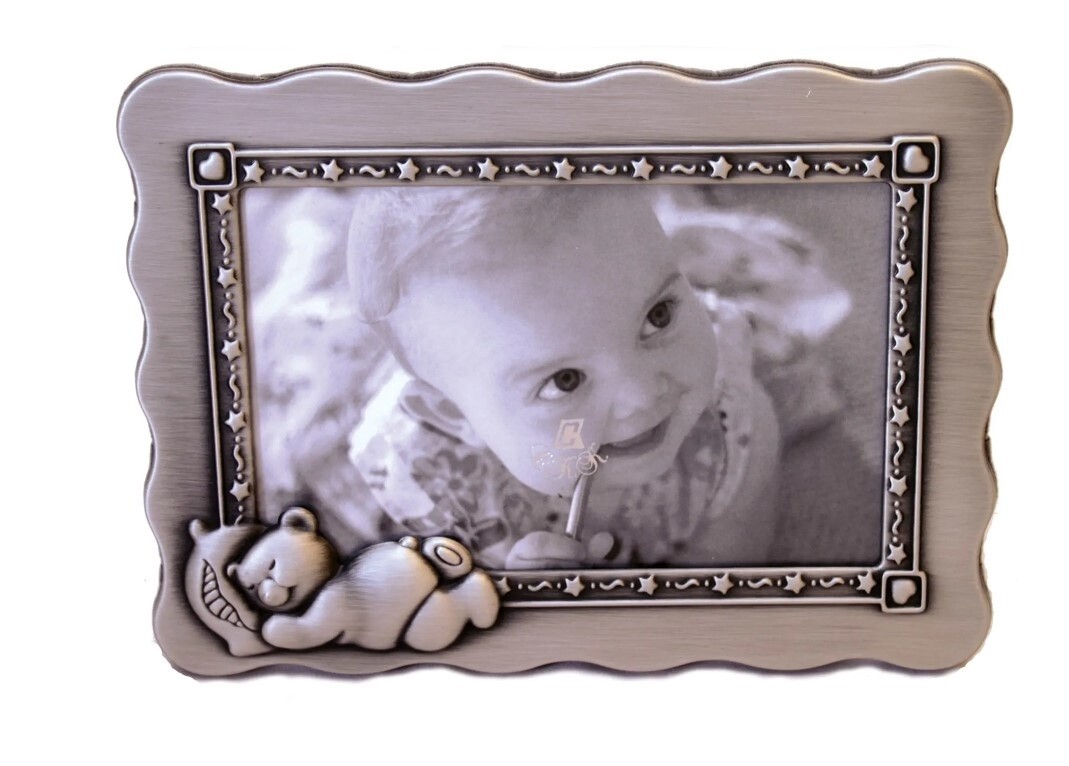 Sleeping Bear Pewter Frame - 4 x6&quot;