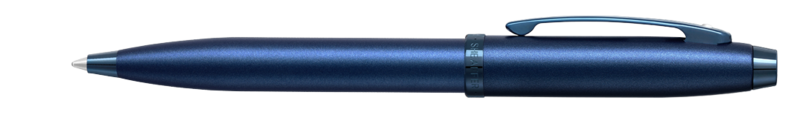 Sheaffer 100 Satin Blue Ballpoint Pen