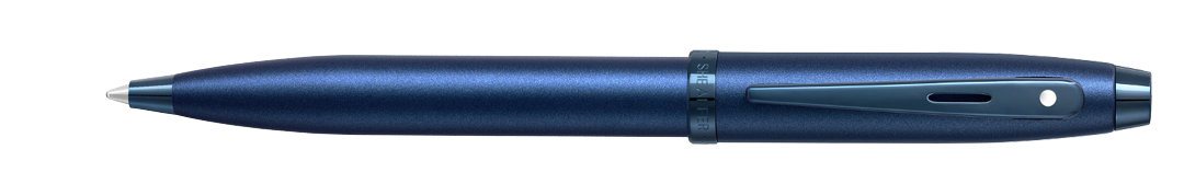 Sheaffer 100 Satin Blue Ballpoint Pen