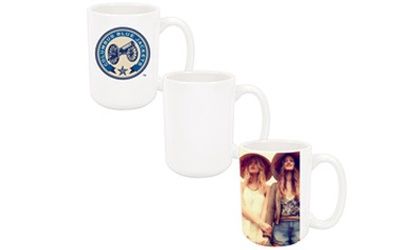 Customizable 15oz White Ceramic Mug
