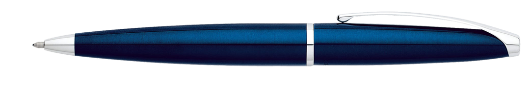 Cross ATX Translucent Blue Lacquer Ballpoint Pen