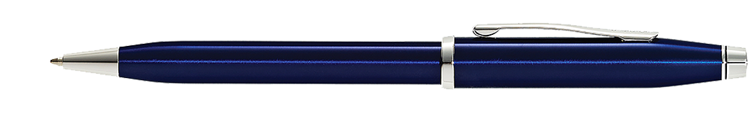 Cross Century II Translucent Blue Lacquer Ballpoint Pen